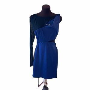 Like new one shoulder Bebe cocktail dress size S